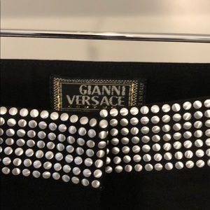 Versace Elegant black evening pants size 6-8
